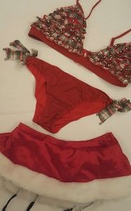 Victoria's Secret Santa Skirt